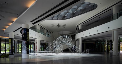 新加坡:3D打印金屬亭子在科技設計大學完工 新加坡:3D打印金屬亭子在科技設計大學完工